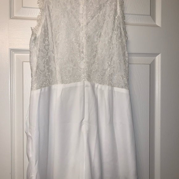 5/$25!!! Cute White Romper with Lace top. - Picture 4 of 6